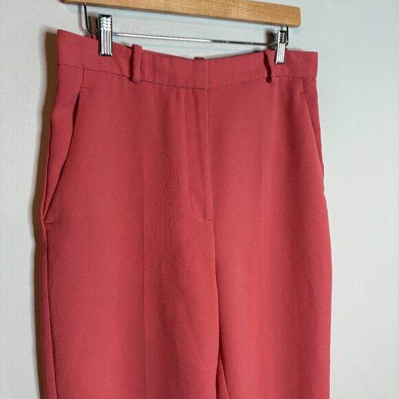 Zara coral salmon trouser dress pants - Picture 2 of 5